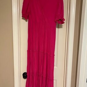 Elegant Pink Women's Dress